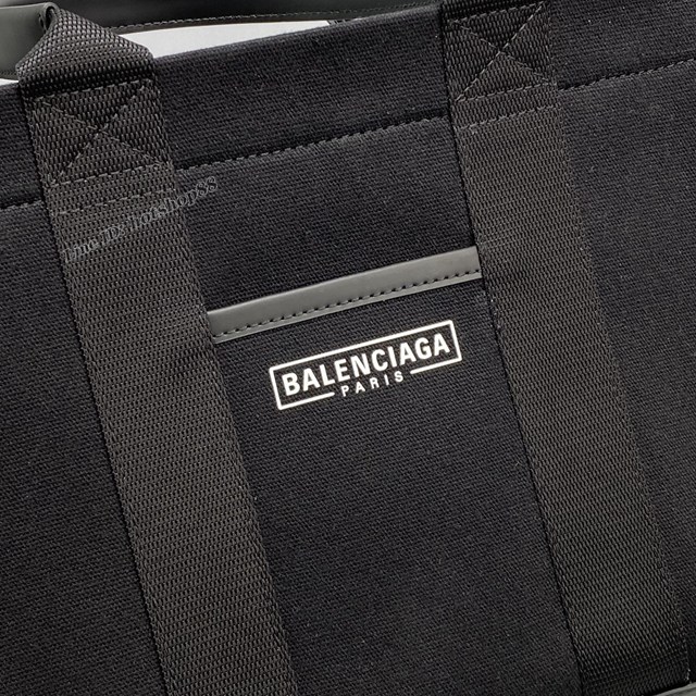 Balenciaga專櫃爆款單肩斜挎購物袋 巴黎世家Hardware系列棉布肩帶托特包 款號：92721 fyj1119